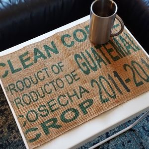 Set of 2 Recycled Burlap Placemats